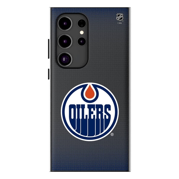 Keyscaper Edmonton Oilers Linen Galaxy Magnetic Bump Case