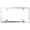 Chrome, variant on Chevy Corvette C5 Laser Etched Logo Wide Body License Plate Frame (Chrome)