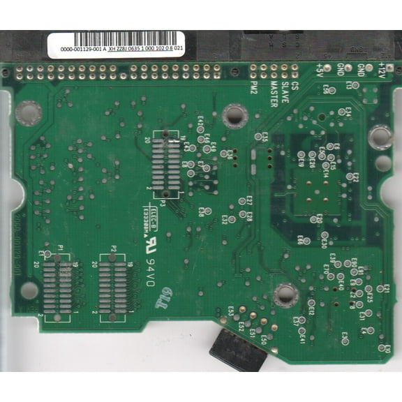 WD400BB-75DEA0, 0000-001129-001 A, WD IDE 3.5 PCB