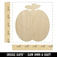 thumbnail image 2 of Apple with Heart Wood Shape Unfinished Piece Cutout Craft DIY Projects - 4.70 Inch Size - 1/8 Inch Thick, 2 of 7