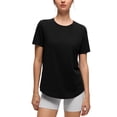 thumbnail image 1 of Remera CRZ YOGA de Algodón Pima Suave Manga Corta Negra XL, 1 of 7