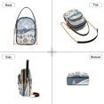 thumbnail image 3 of FORMRS Crossbody Bag for Women Quilted Travel Shoulder Cell Phone Purse with Chain Strap Handbag, Winter Village Serenity, 3 of 7
