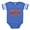Royal Blue, variant on CafePress - Bacon Makes Me Happy_B - Cute Infant Baby Football Bodysuit