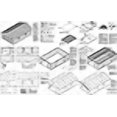 thumbnail image 4 of 18' X 28' Car Garage Project Plans - Design #51828, 4 of 4