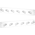 thumbnail image 2 of Shisuyan Support de Collier Transparent Femmes Filles Mères 2 Pcs 11.5x1.4In, 2 of 8