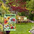 thumbnail image 3 of Welcome Ladybug Garden Flag, Daisies Sunflower Decorative - Welcome Spring Summer Holiday Yard Décor - Ladybug Porch Outdoor Home Decor - 12 x 18 Inch Double Side, 3 of 4
