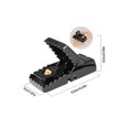 thumbnail image 2 of 2 Pcs Mouse Trap, Powerful Humane Mouse Traps Indoor Outdoor, Reusable Auto Mouse Trap For Quick Kill Mice And Mouse(black), 2 of 5
