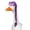 Purple, variant on Goose Accessory Porch Goose Outfit With Hair Clips For Outdoor Garden Patio Yard Goose Statue Decor(Green-45X9Cm)