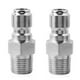 thumbnail image 1 of Btafrte 2 Uds NPT 3/8 Pulgadas Conexión Rápida Accesorios Adaptadores para Lavadora A Presión, 1 of 9