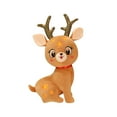 thumbnail image 2 of Cute Furry Reindeer Plush Toy for Kids – Soft Night Deer Pillow Doll in Brown or Pink, Christmas Holiday Gift for Girls, Bedtime Cuddle Toy, Room Decor Collectible, 2 of 6