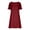 Wine#women dresses spring midi, variant on Sequin Cocktail Wedding Guest Dresses for Women Short Sleeve Mesh Lace Patcwork Crewneck Flowy A line Party Midi Dress Black,M
