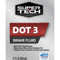 Super Tech DOT 3 Brake Fluid, 12 oz