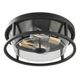 thumbnail image 6 of Aiwen Gold Flush Mount Ceiling Lamp 2-Light Modern Ceiling Light Fixture for Bedroom Kitchen Hallway, 6 of 9