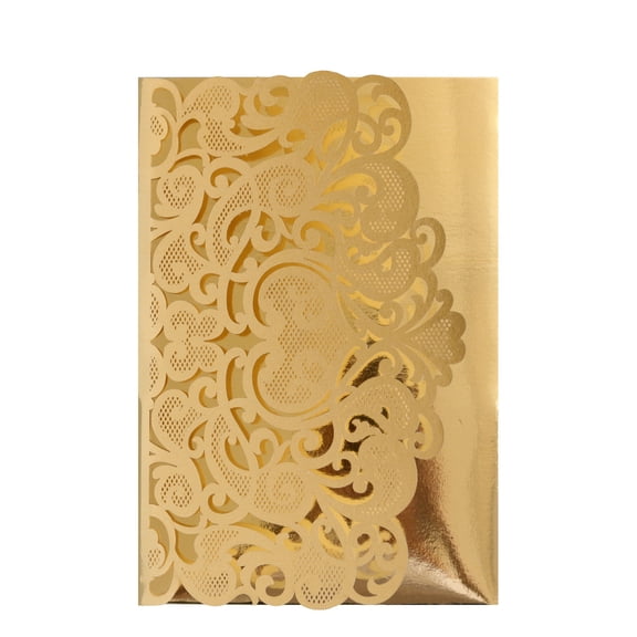 50Pcs Wedding Invitations Card Hollowed Out Lace Pattern Paper Invitations for Wedding Engagement Birthday Celebration