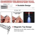 thumbnail image 4 of Unique Bargains 10 Pieces Precision Hooks Pick Up Set Gasket Scraper Magnetic Telescoping Tool Kit, 4 of 7