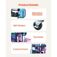 thumbnail image 4 of VEVOR Home Gym Workout Equipment Organizer Yoga Mat Storage Weight Rack Dumbbell, 4 of 9