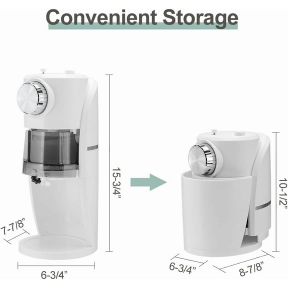 Snow Cone , Shaved Ice Maker 120V 45W White