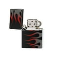 thumbnail image 2 of KuzmarK Silver Windproof Flip Top Lighter -  Hot Rod Cool Fire, 2 of 2