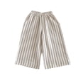 thumbnail image 3 of CAIVO Children Striped Wide Leg Pants For Boys Girls Summer Casual Outdoor Wear Breathable Comfortable Trousers, 3 of 5
