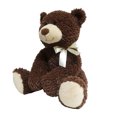 thumbnail image 3 of Kid Connection Brown Cuddly  Bear With Bow Plush Stuffed Animal 18”, 3 of 4