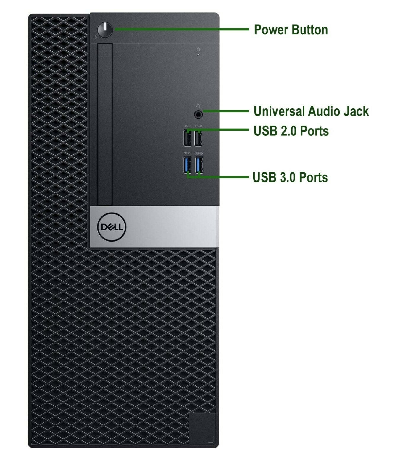 Restored Dell Gaming Tower Computer Desktop PC, Intel Core i5 6th Gen. Processor, 16GB DDR4 Ram, 256GB SSD + 2TB HDD, NVIDIA GT 1030 DDR5, HDMI, WiFi, RGB Keyboard & Mouse Windows 10 Pro (Refurbished)