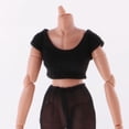 thumbnail image 4 of 1: 6 pantalones de mezclilla y camiseta negra para de acción de , cuerpo de juguetes calientes Hugo Figuras de acción pantalones, 4 of 10