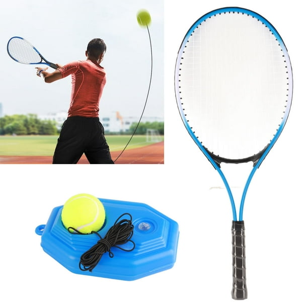 Entrenador de tenis, juego de práctica de tenis portátil de gran tamaño, herramienta de entrenamiento de práctica de tenis para principiantes de todas las edades BuyWeek Exterior