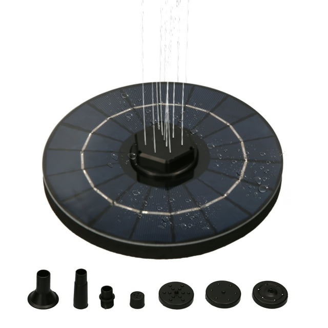Amdohai 3.5W Solar Fountain Pump with 1200mAh Battery Backup DIY Birdbath