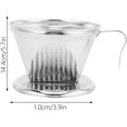 thumbnail image 2 of Pouring coffee dripper cone filter cup coffee machine accessories, suitable for home office use, 2 of 7