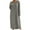 Gray, variant on Sun Dresses for Women 2026 Plus Size Solid Color Long Sleeved Round Neck Sweatshirt Dress Long Skirt