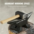 thumbnail image 5 of VEVOR Single Hole Anvil Cast Steel Anvil 22 lbs Blacksmith for Forging Metalwork, 5 of 9