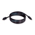 thumbnail image 5 of SatelliteSale Digital Toslink SPDIF Audio Optical Fiber Cable Universal Wire PVC Black Cord 10 feet, 5 of 8