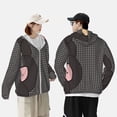 thumbnail image 4 of Balery Vinyl Records Sudadera ligera de manga larga con capucha y protección solar UPF 50+ para hombre y mujer, ideal para pesca y running-Large, 4 of 7