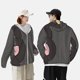 thumbnail image 4 of Fotbe Vinyl Records Chaqueta con Protección Solar UPF 50+ para Hombre y Mujer, Camisa con Capucha y Bolsillos-Small, 4 of 7