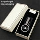 thumbnail image 4 of Qarigey LLavero de cinturón de aleación de cuero para hombre, decorativo portátil, elegante, pulido brillante, galvanizado, llavero antioxidante, Ropa, zapatos y accesorios Miscelánea Oro Qarigey AP014196-03, 4 of 6