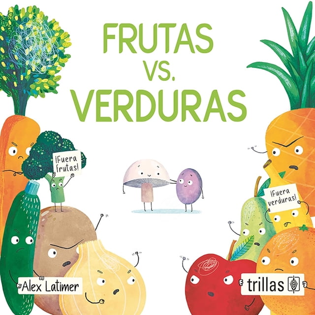 Frutas Vs. Verduras Blanco