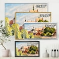 thumbnail image 4 of Designart 'View of Old Polish City Buildings In Nature' Traditional Framed Canvas Wall Art Print, 4 of 5