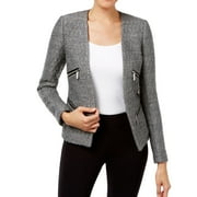 MICHAEL KORS $295 Womens New 1473 Gray Suit Open Cardigan Sweater 14 B+B