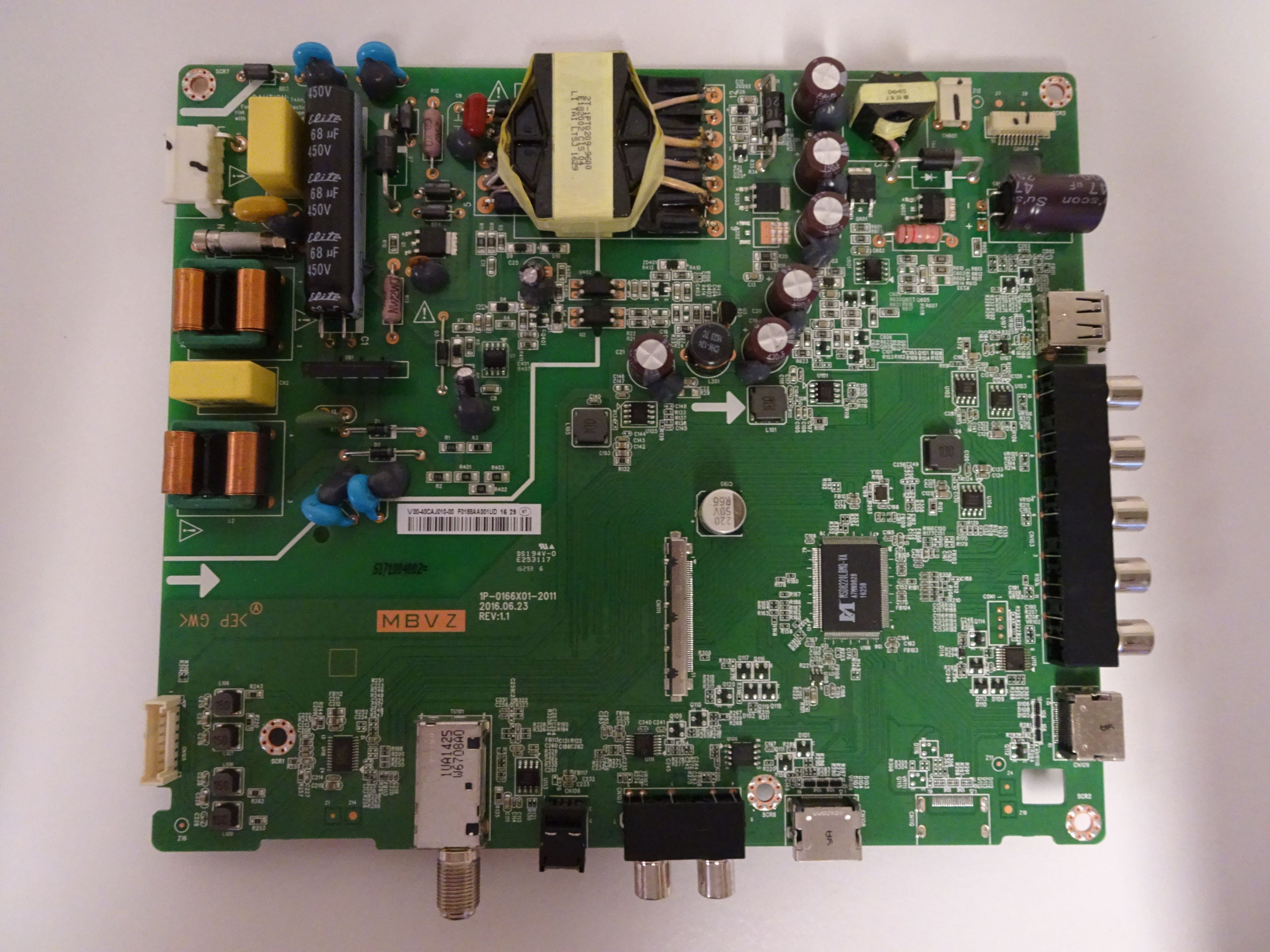 Vizio D40NE3 Main Board (S400DH3A, 1P0166X012011) 0040CAJ01000