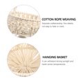 thumbnail image 4 of Panier de Rangement Décoratif 1 Pce Panier Suspendu Exquis Conteneur de Plantes (Beige), 4 of 7