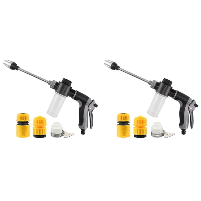 YWIYIUD 2 Sets Durable Handheld Pressure Washer with 360 Rotating Nozzle Portable and Practical Pressure Washer for Washing Clearing Car Pet Garden and Patio
