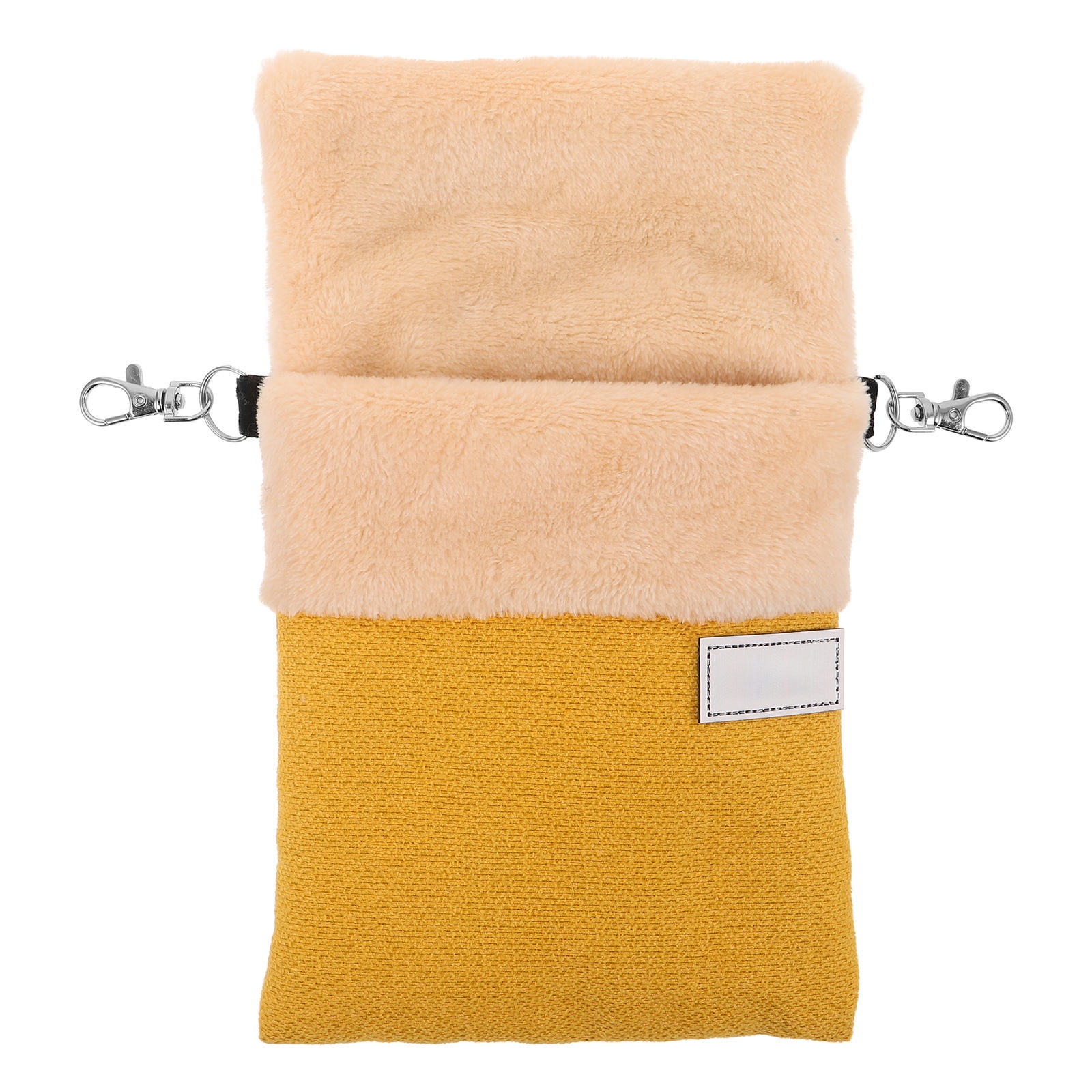 LITINKIMI Small Animal Sleeping Pouch Yellow Hanging Hammock Bed for Sugar Glider and Hamsters
