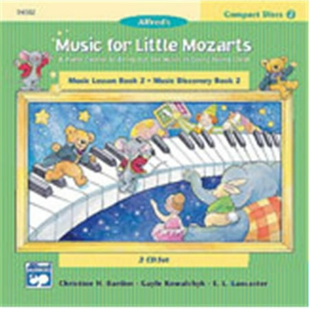 Alfred 00-14582 Music for Little Mozarts- CD 2-Disk Sets for Lesson and Discovery Books- Level 2 - Music Book