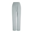 thumbnail image 5 of Riecok Nursing Uniform for Women V Neck Short Sleeve Tops and Elastic Waist Pant Solid Casual 2 Piece Workwear, 5 of 9