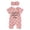 Hot Pink, variant on Infant Baby Girl Summer Outfit Funny Letter Short Romper Onesie Short Sleeve Jumpsuit Newborn Coming Home Clothes(Pink,NEWBORN)