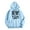 Sky Blue, variant on New York Hoodies for Women 2025 Fall Winter Long Sleeve NY Graphic Hooded Sweatshirt with Pockets Streetwear Pullover Tops