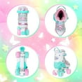 thumbnail image 3 of Kids Roller Skates for Girls Boys - Teal Butterfly for Teenagers Youth - Adjustable All Light up Wheels Indoor Outdoor Sports Birthday Gift, 3 of 5
