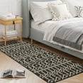 thumbnail image 6 of Yesfashion Carpets Area Rugs Washable 100% Polypropylene Turkish Outdoor Flat Weave Carpet Terrace-Morocco-Bekaa TRC3003 Black 2'3"*7'3", 6 of 7
