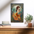 thumbnail image 2 of Washington, Mermaid Birch Wood Wall Sign (12x18 Rustic Home Decor, Ready to Hang Art), 2 of 5