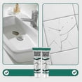 thumbnail image 2 of Pasta reparadora de baldosas de mármol, resistente al agua, para suelos de bañeras y cerámicas, herramienta universal para reparar grietas de cerámica, 2 of 5